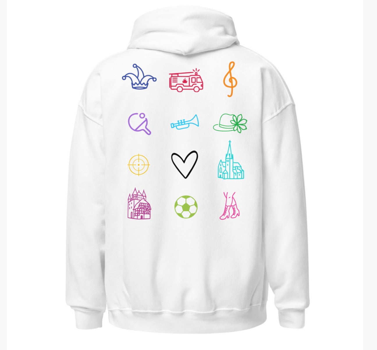 Leubsdorf Vereine Bunt Hoodie