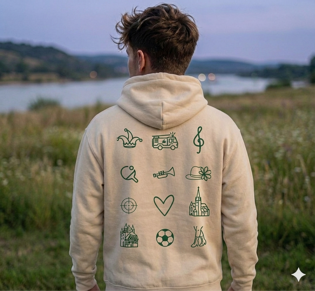 Leubsdorf Vereine Beige Hoddie