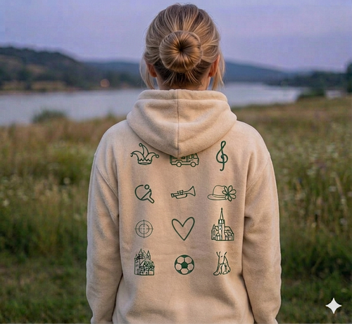 Leubsdorf Vereine Beige Hoddie